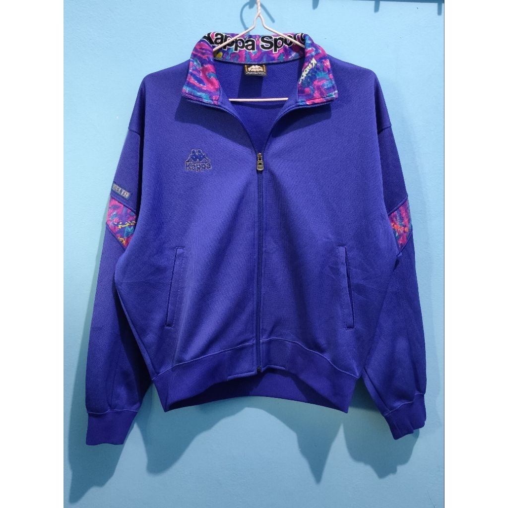 Tracktop Jacket Olahraga Pria Wanita Kappa Boxy Allsize