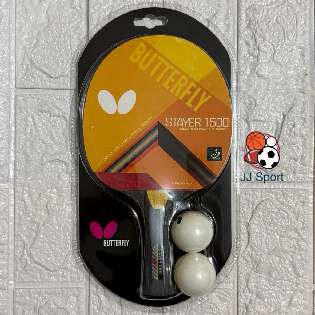Bet Pingpong Bat Pingpong Butterfly STAYER 1500 ORIGINAL