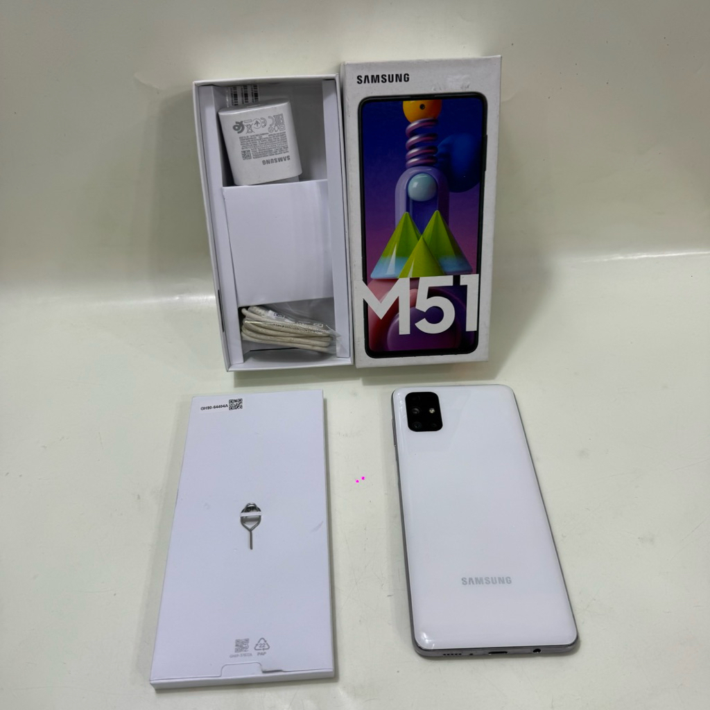 Samsung Galaxy M51 8/128gb Fullset Second Garansi Resmi
