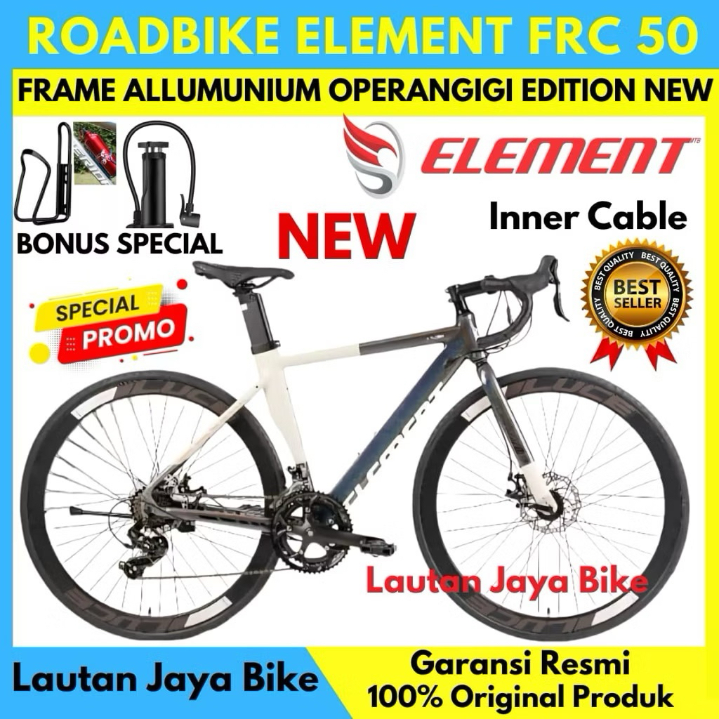 Sepeda Roadbike 700C Element FRC 38/FRC 50 Sepeda Balap 700c Terbaru