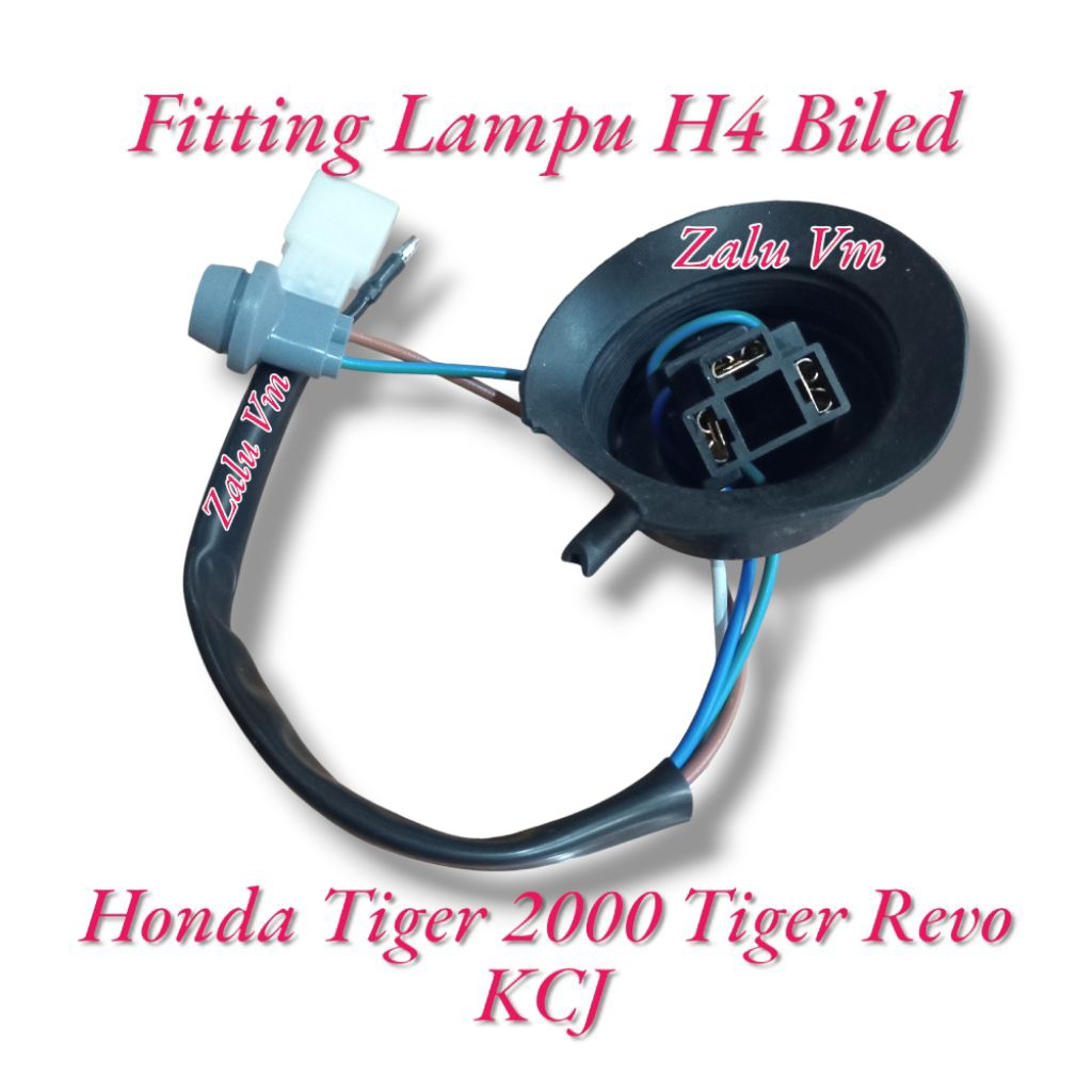 kabel fitting lampu h4 biled honda tiger 2000 tiger revo piting lampu depan h4 honda tiger kode kcj