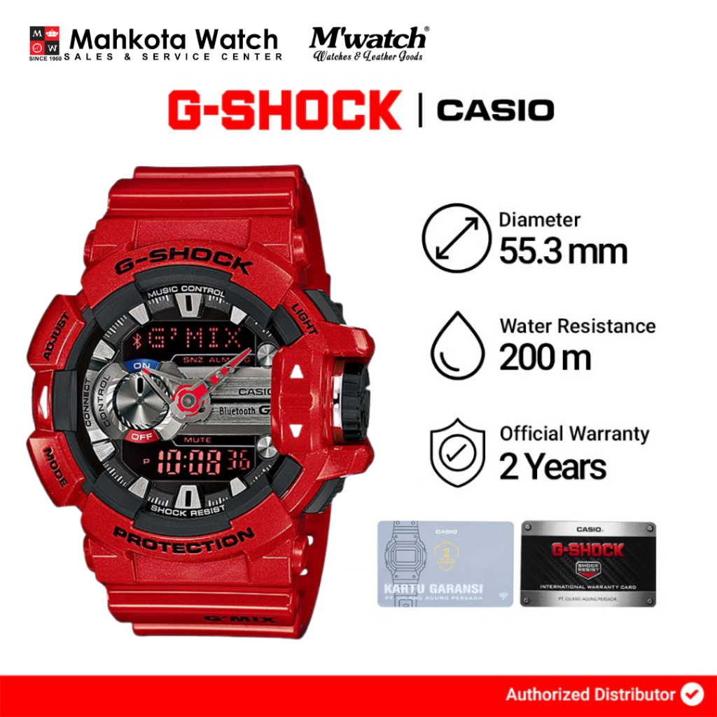 JAM TANGAN PRIA G-SHOCK GBA-400-4ADR ORIGINAL