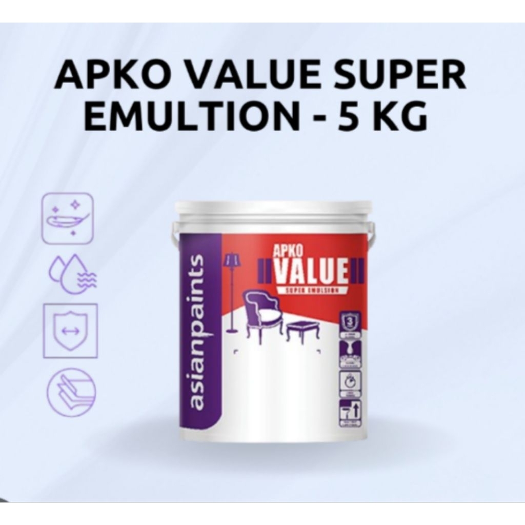 Apko Value Super Emulsion (Cat Putih 25kg)