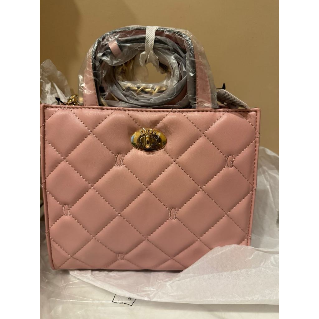 Tas Wanita Pink Merk Guess Original 100%