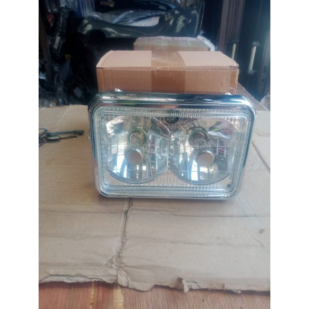 REFLEKTOR LAMPU DEPAN RXK RXS RX KING LAMA 2 MATA 5T4