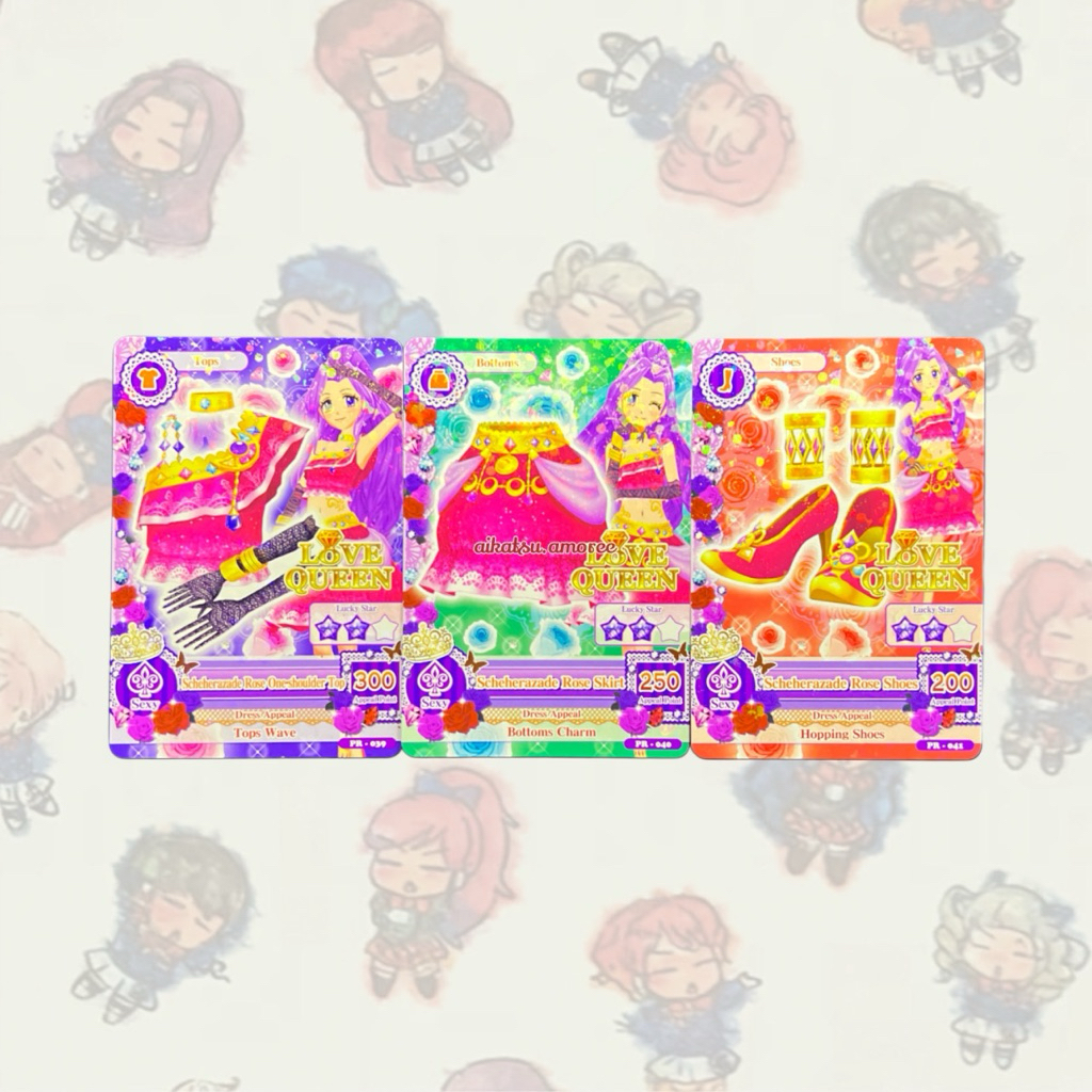 Aikatsu Promotion Love Queen Scheherazade Set Mizuki Kanzaki