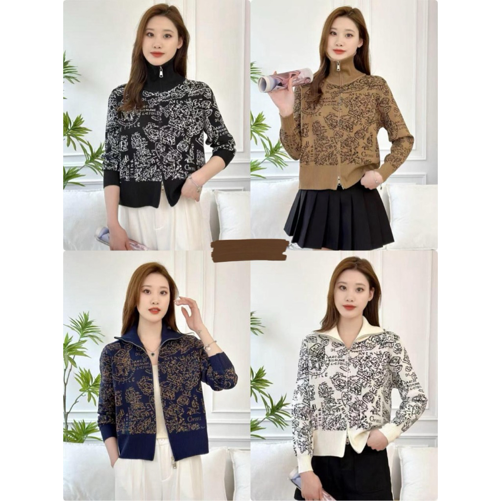 JAKET WANITA BAHAN RAJUT HALUS IMPORT