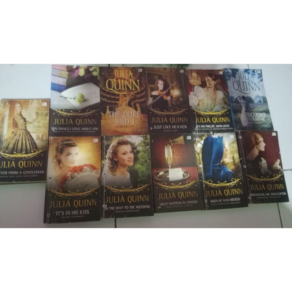 NOVEL JULIA QUINN BRIDGERTON SERIES