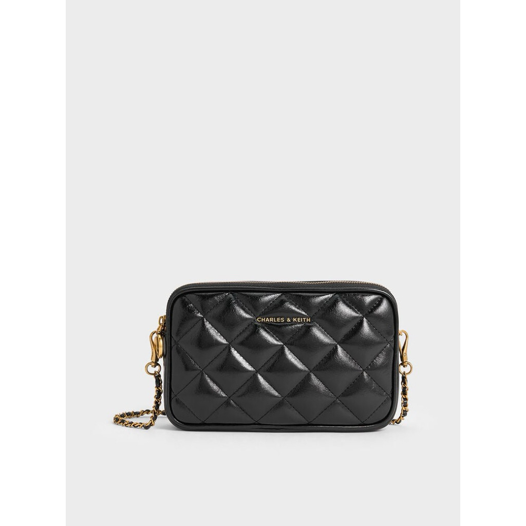 Free Box-Tas ck Minu Apfra Quilted-Slingbag Wanita