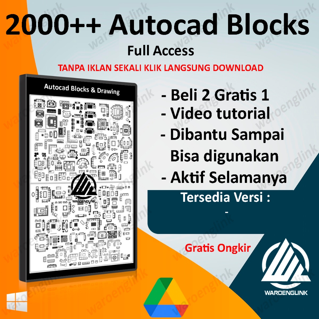 CAD Blocks Autocad Library Autocad Komponen for Windows