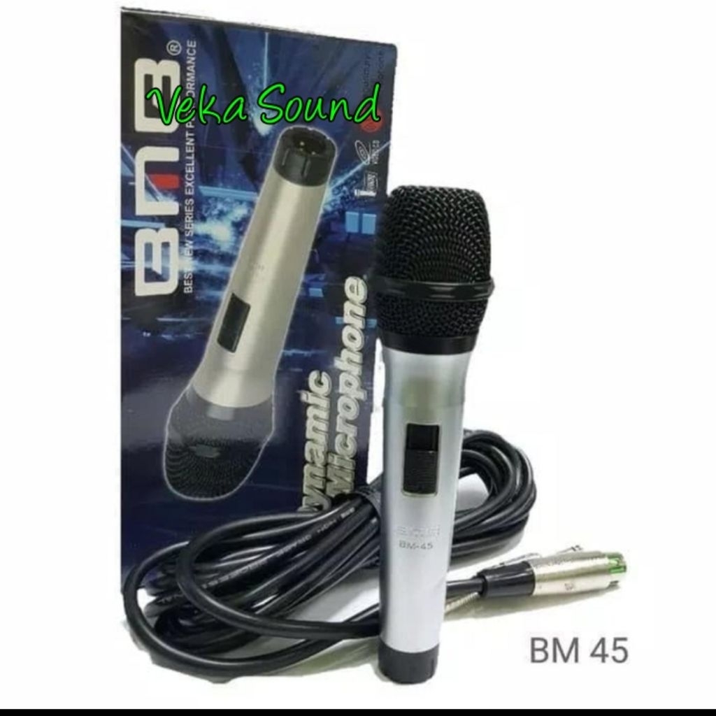 Mic Kabel BMB BM 45 BM45 Original Microphone Kabel BMB Garansi