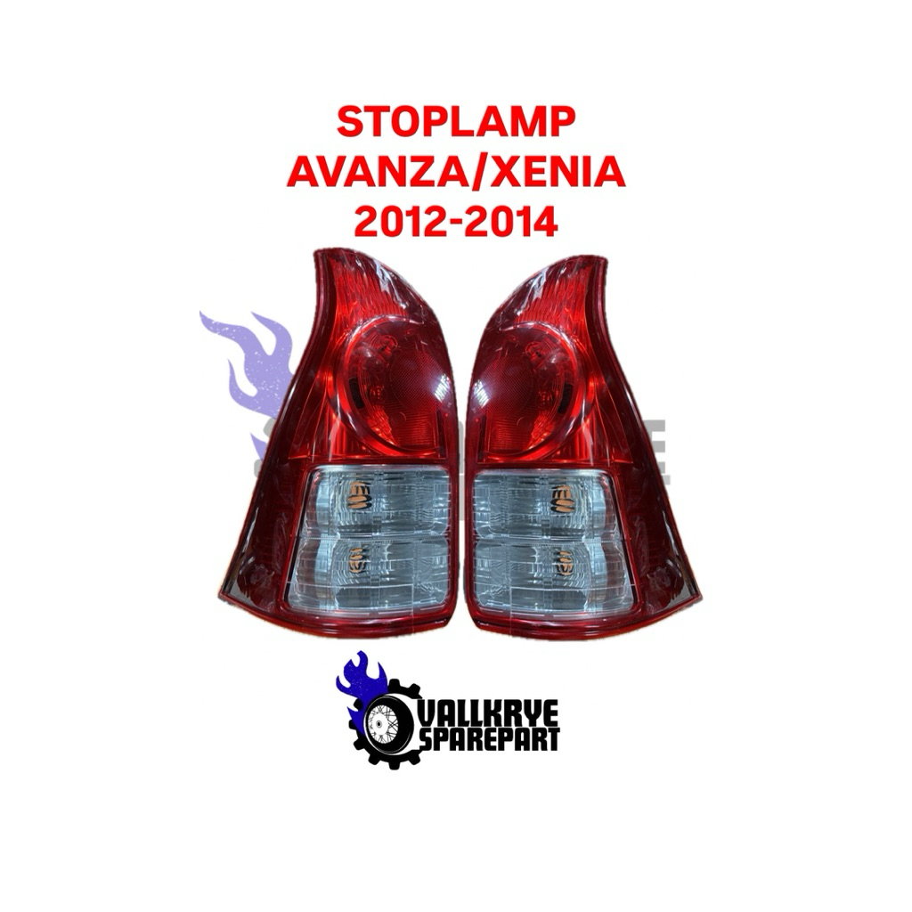 STOPLAMP AVANZA/XENIA - STOPLAMP LAMPU REM TOYOTA AVANZA/DAIHATSU XENIA 2012-2014 - ORIGINAL SECOND