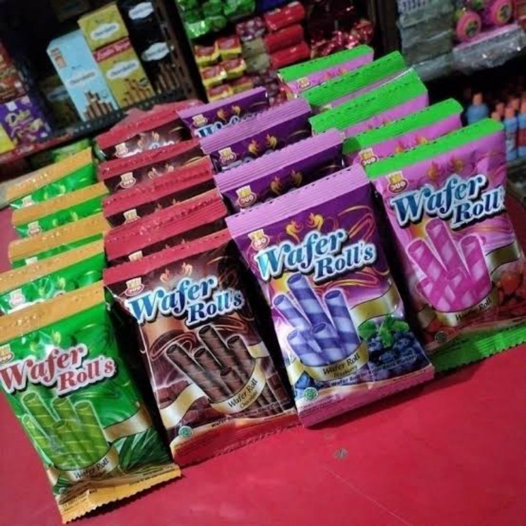 WAFER ROLLS 1RENCENG 10PCS