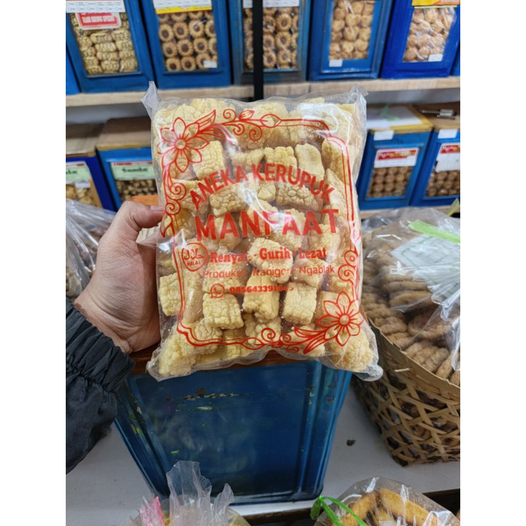 Krupuk Rambak Rasa Bawang