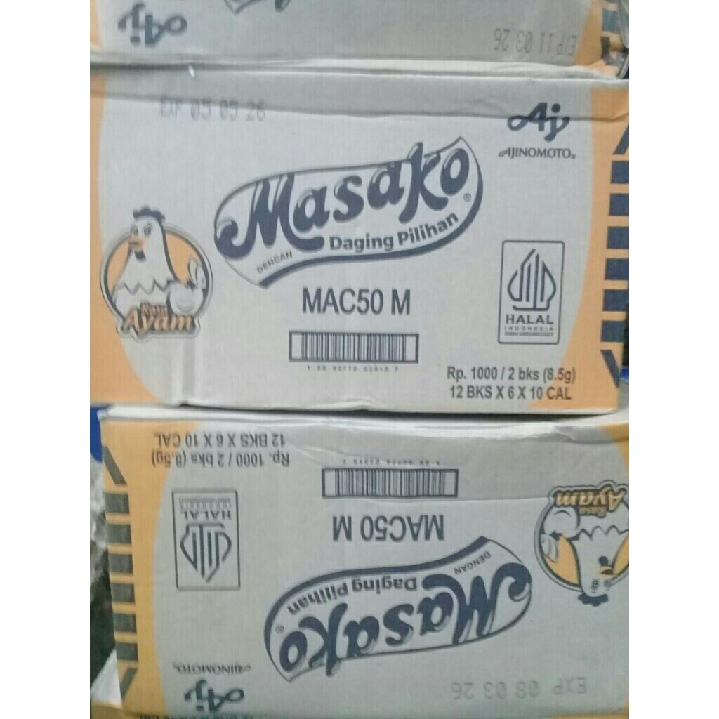 Masako Ayam 1 Dus 12 Bks X 6 X 10 Cal