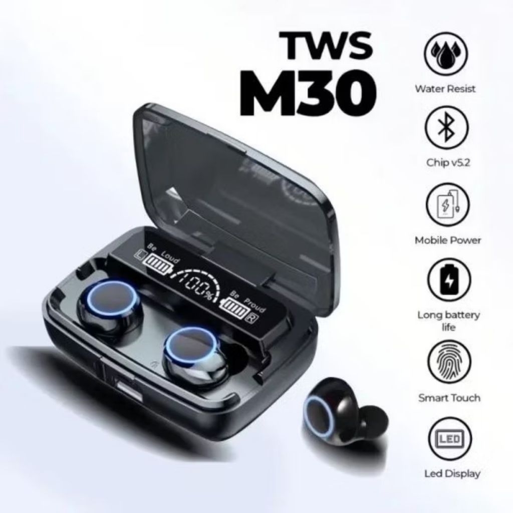 TWS M30 + POWERBANK