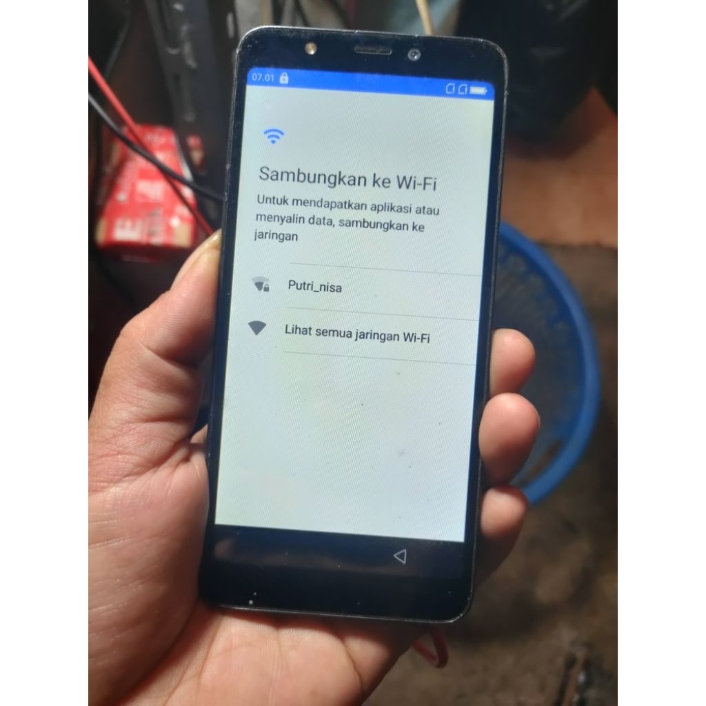 lcd Evercoss m55a normal....sentuh normal