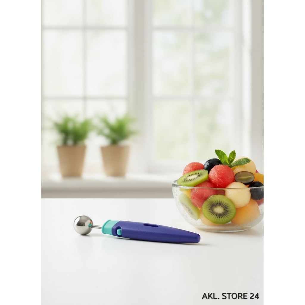 Scoop Melon Stainless Tupperware Baru