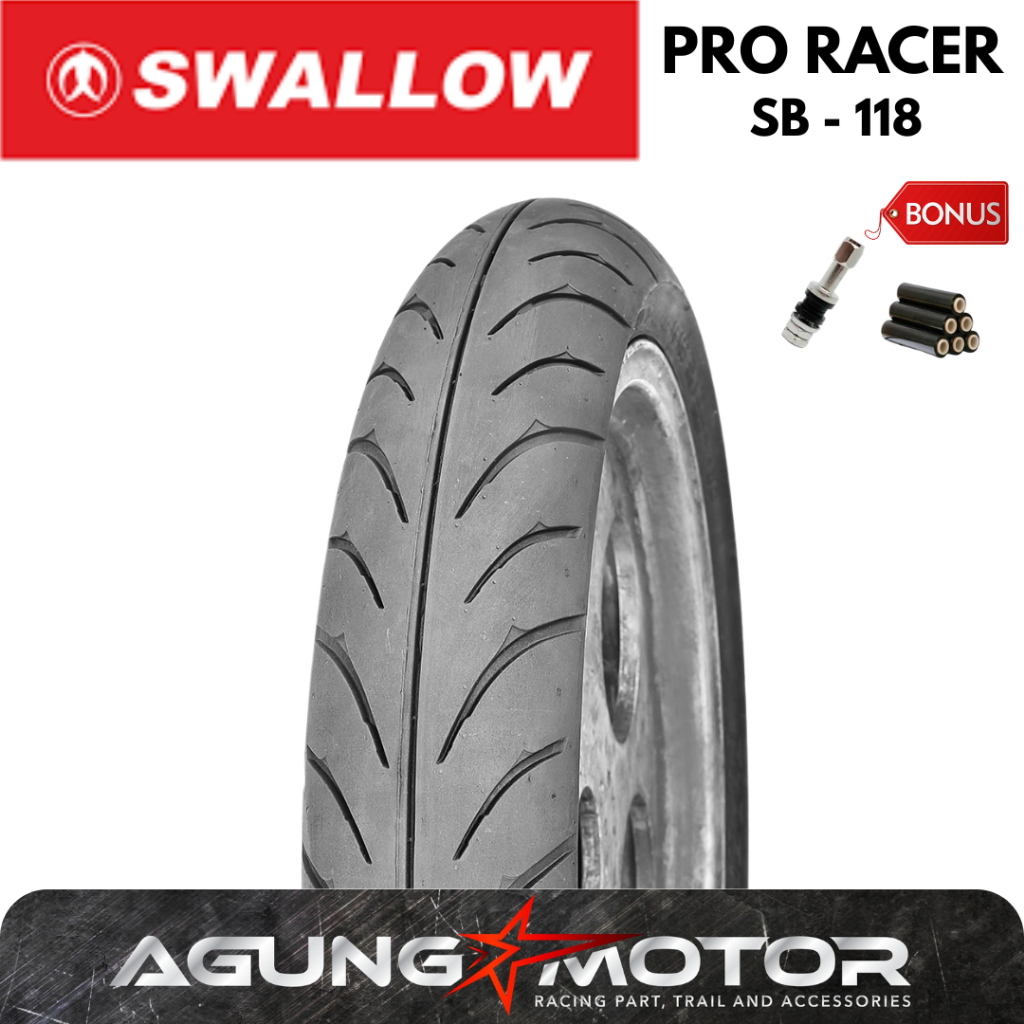 Ban SWALLOW PRO RACER Velg17 SB-118 Tubeles Bebek RIM VELG 17