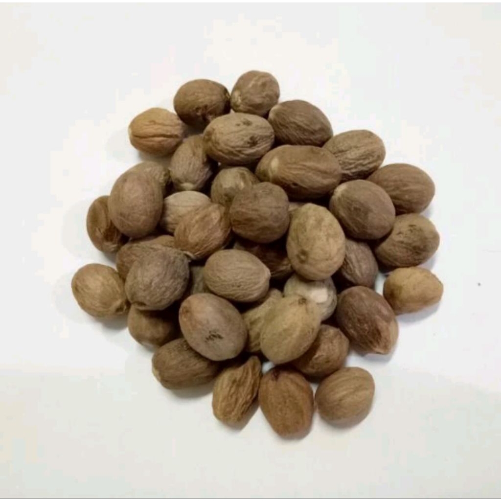 Biji Pala Kupas Kering 1 kg - Biji Pala Premum Berkualitas