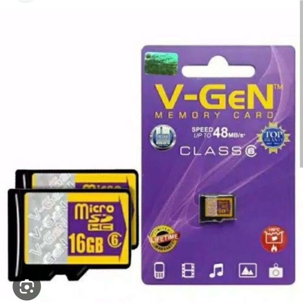 Memory Card Vgen 16Gb garansi resmi