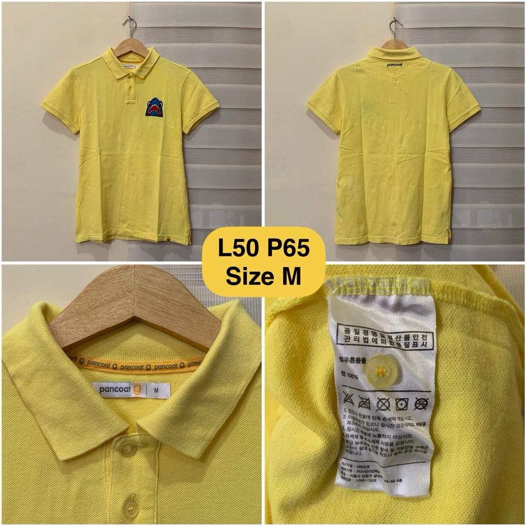 Poloshirt Pancoat Kuning Original