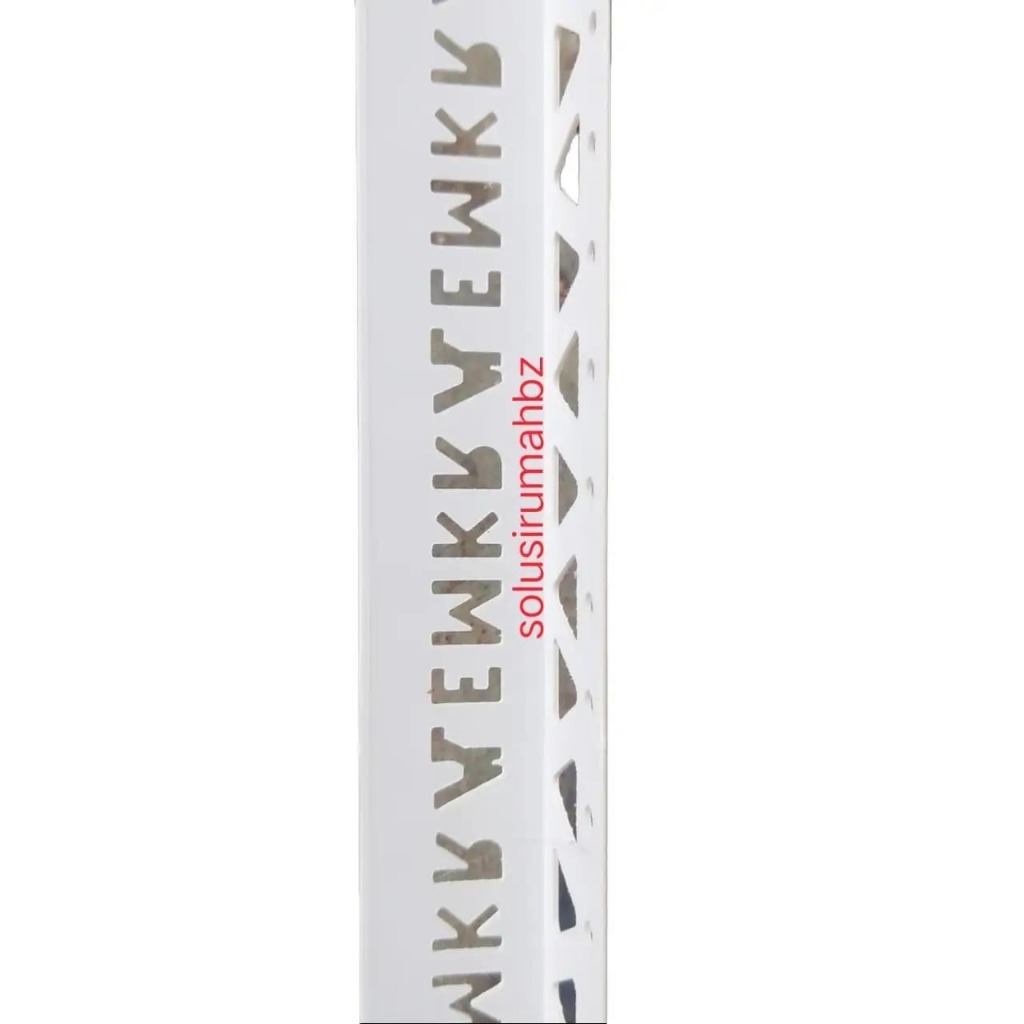 SIKU WALLANGLE ACIAN LUBANG L25 PVC SUDUT WALL angle hole plastik plastik L 20mm tembok