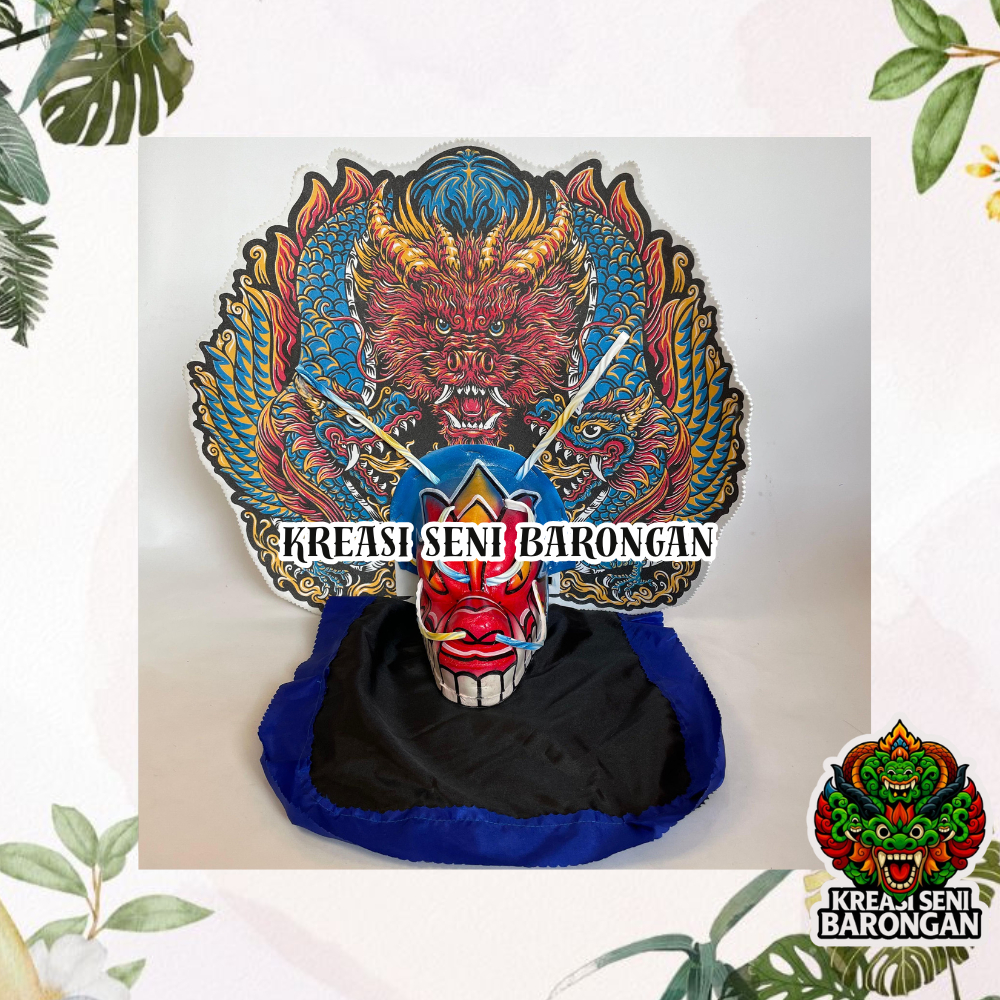 BARONGAN / CAPLOKAN SPON NAGA BIRU | MAINAN TRADISIONAL ANAK | BONUS KEMUL