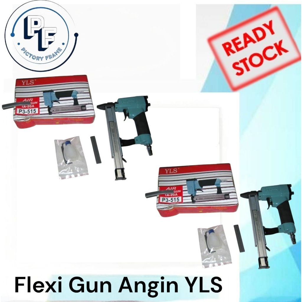Flexi Gun Angin / Alat Tembak Paku Flexi Poin / Alat Tembak Paku Penahan Papan