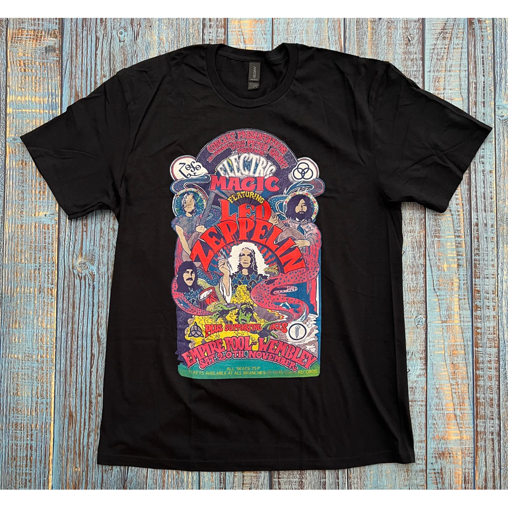Kaos T-Shirt Band Led Zeppelin - Electric Magic Official Merchandise