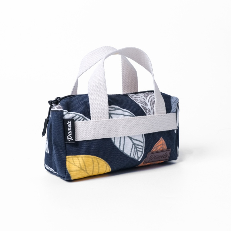 Pamole Pouch Dompet Travelling Bahan Kanvas Penutup Resleting - PMU 2