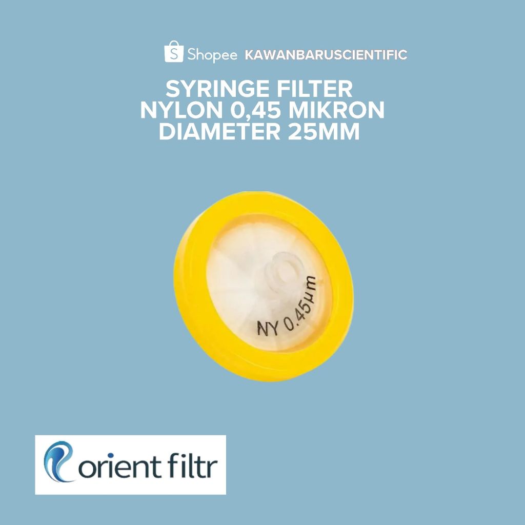 Syringe Filter Syringe Gasing Nylon 0,45 mikron 25mm
