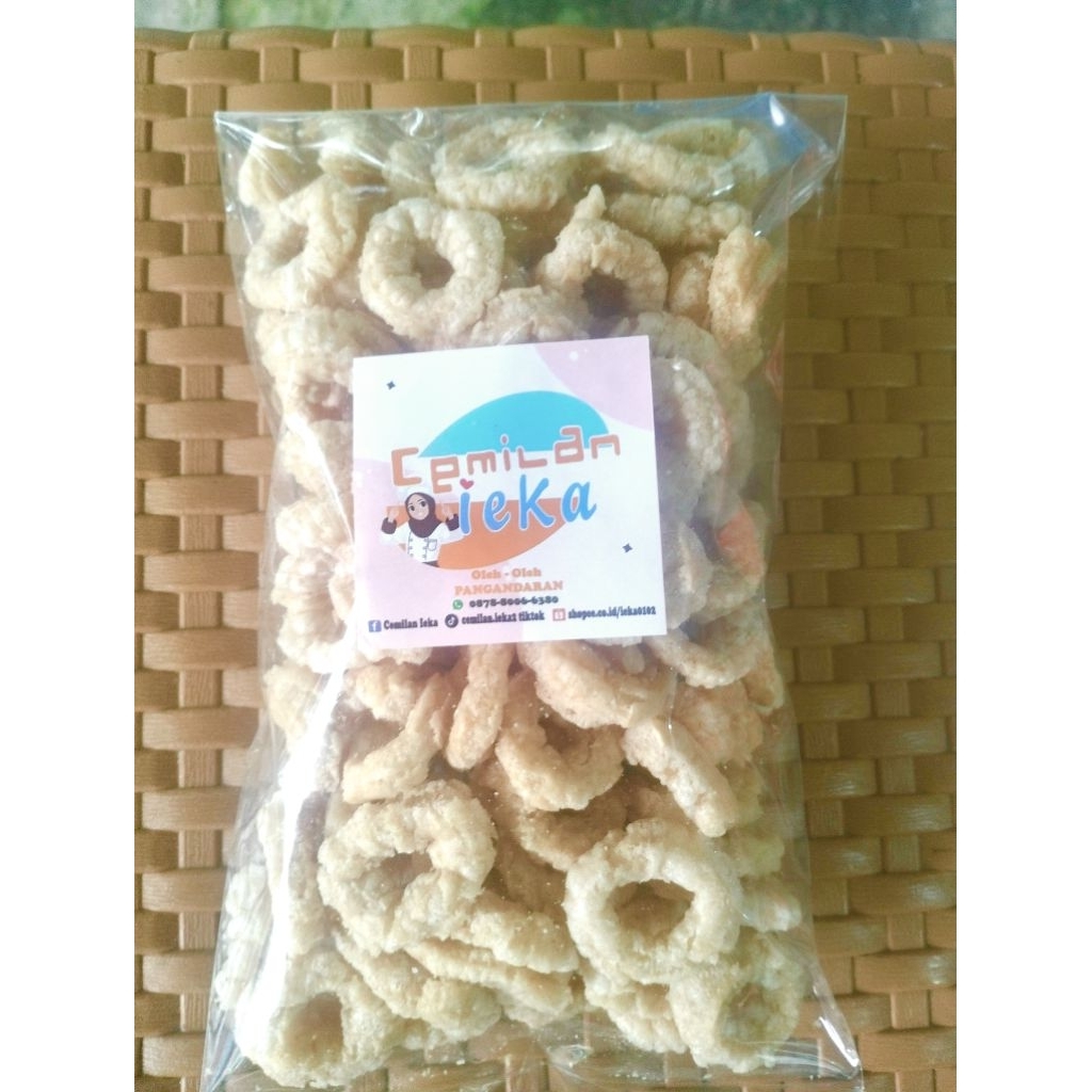 Cemilan ieka lanting cumi rasa udang ORI 120g