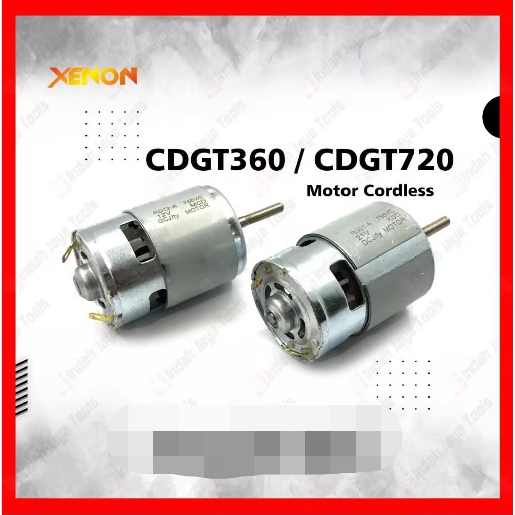 Dinamo mesin potong rumput Xenon CDGT360 dan CDGT720