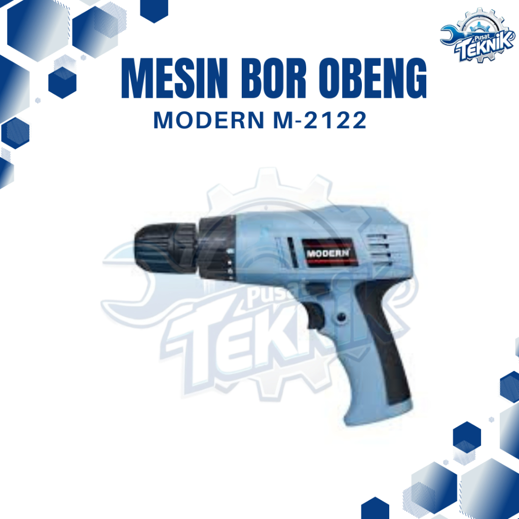 Mesin Bor Obeng Tangan M2122 Modern Torsi Listrik / Screwdriver Drill