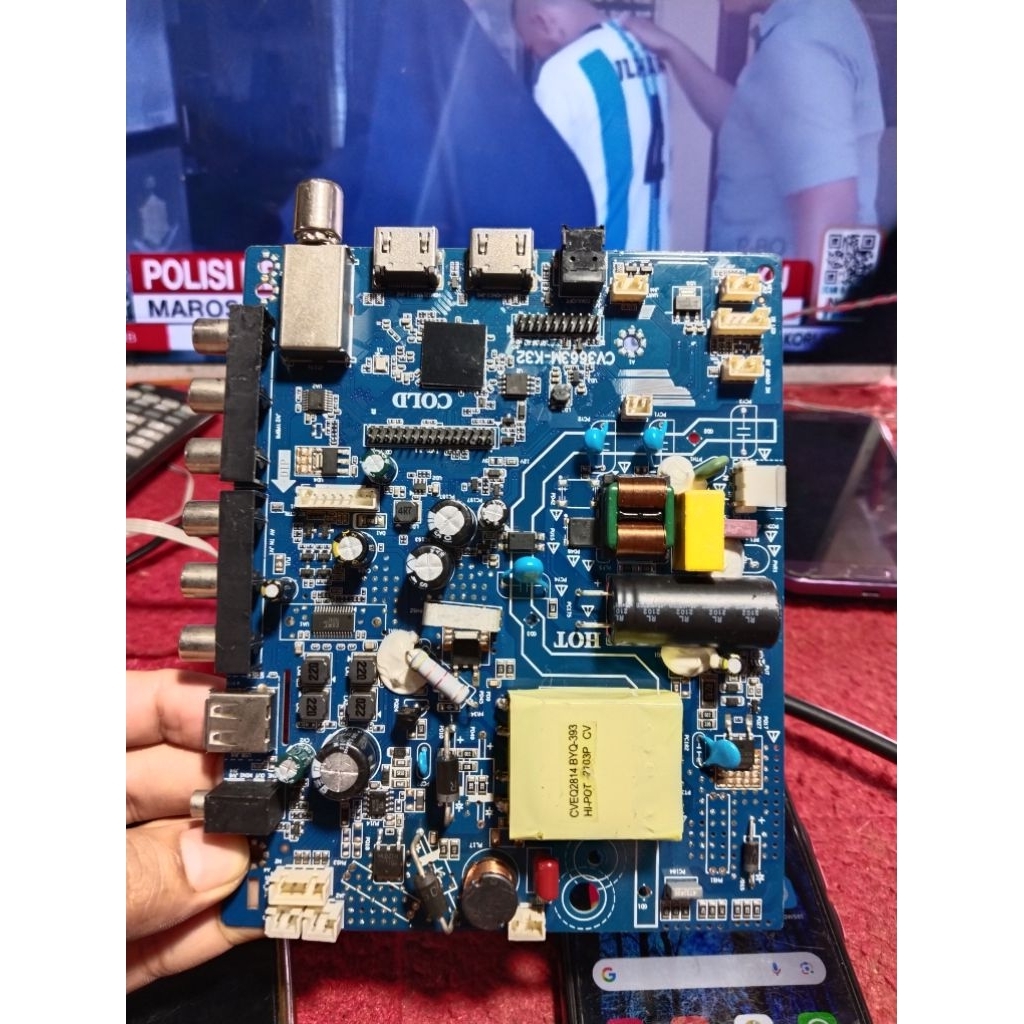 POLYTRON PLD24V223 24V223 MB MAINBOARD TV DIGITAL TV / MOTHERBOARD MOBO MOBO POLYTRON PLD 24V223