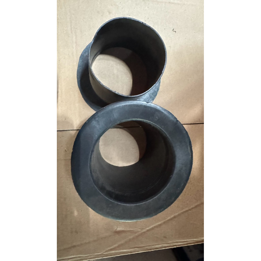corong talang karet, corong talang air, corong dari talang ke pipa. berbagi ukuran