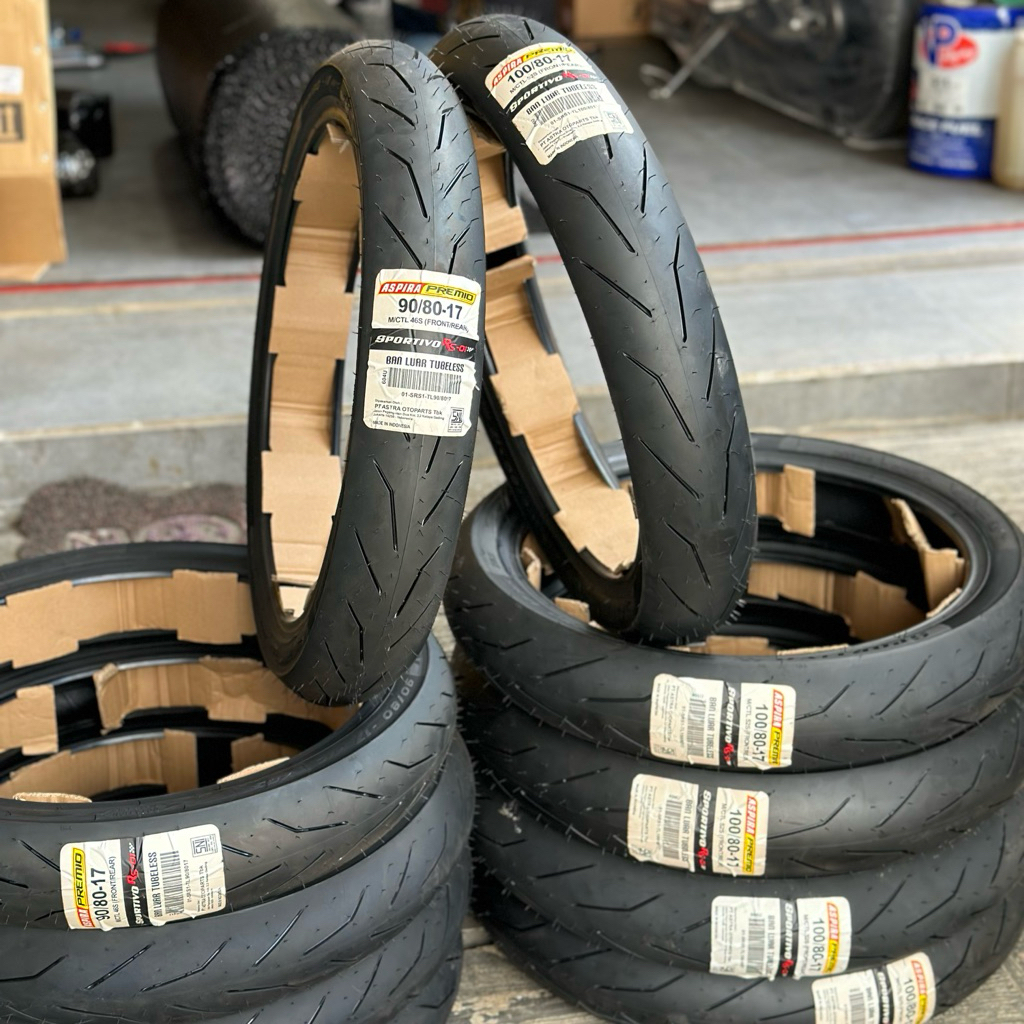 BAN ASPIRA PREMIO RS-01 / RS01 / BAN TUBELESS /BAN BALAP / SOFT COMPOUND / BAN RACING / BAN MOTOR RI