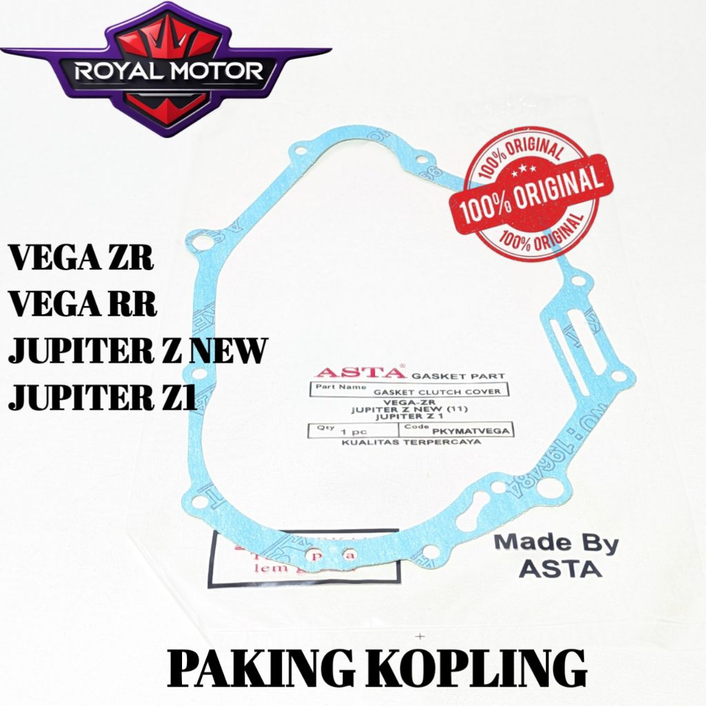 PAKING GASKET PAKING KOPLING ASTA YAMAHAVEGA ZR
VEGA RR
JUPITER Z NEW 
JUPITER Z1