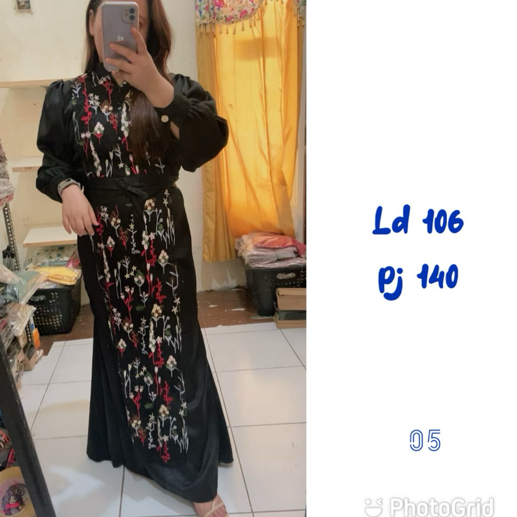 dres kondangan brukat mix satin/dress duyung/dres kondangan mewah