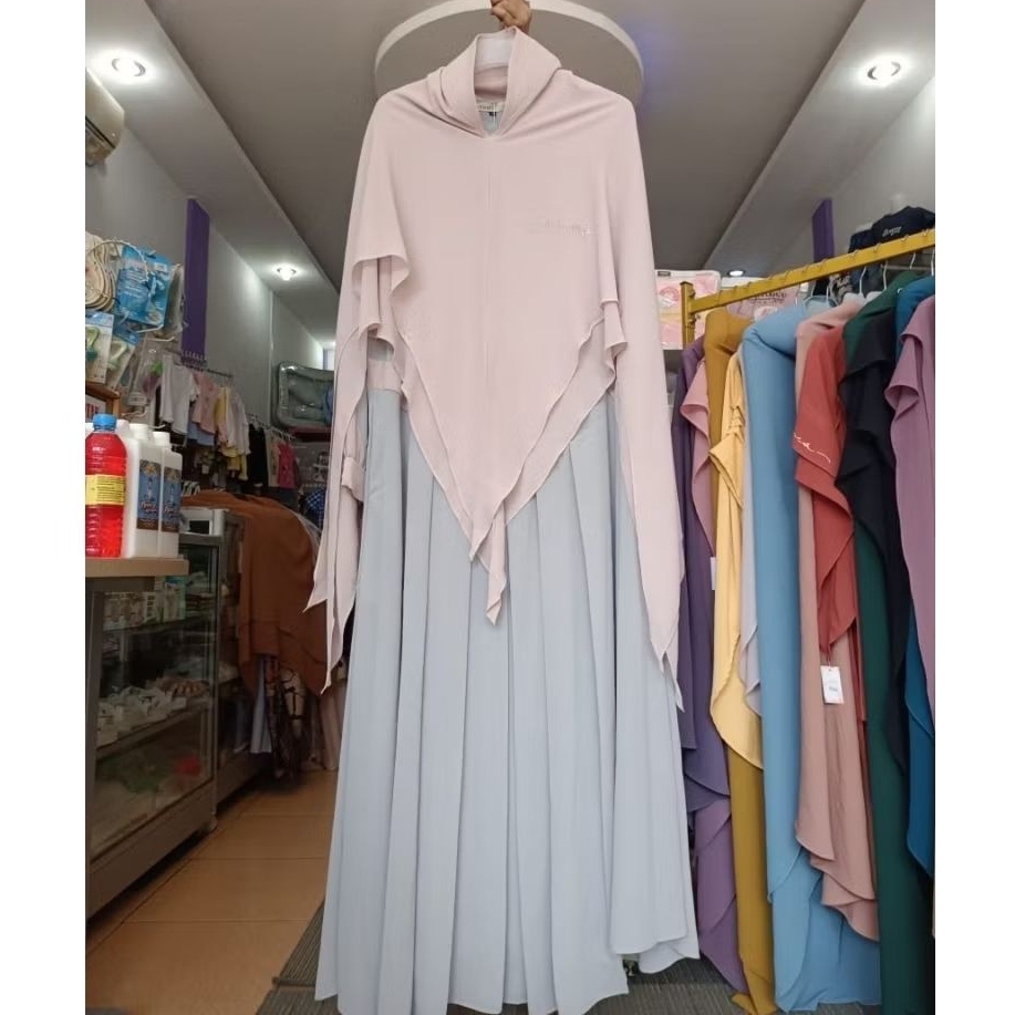 gamis L.three set hijab