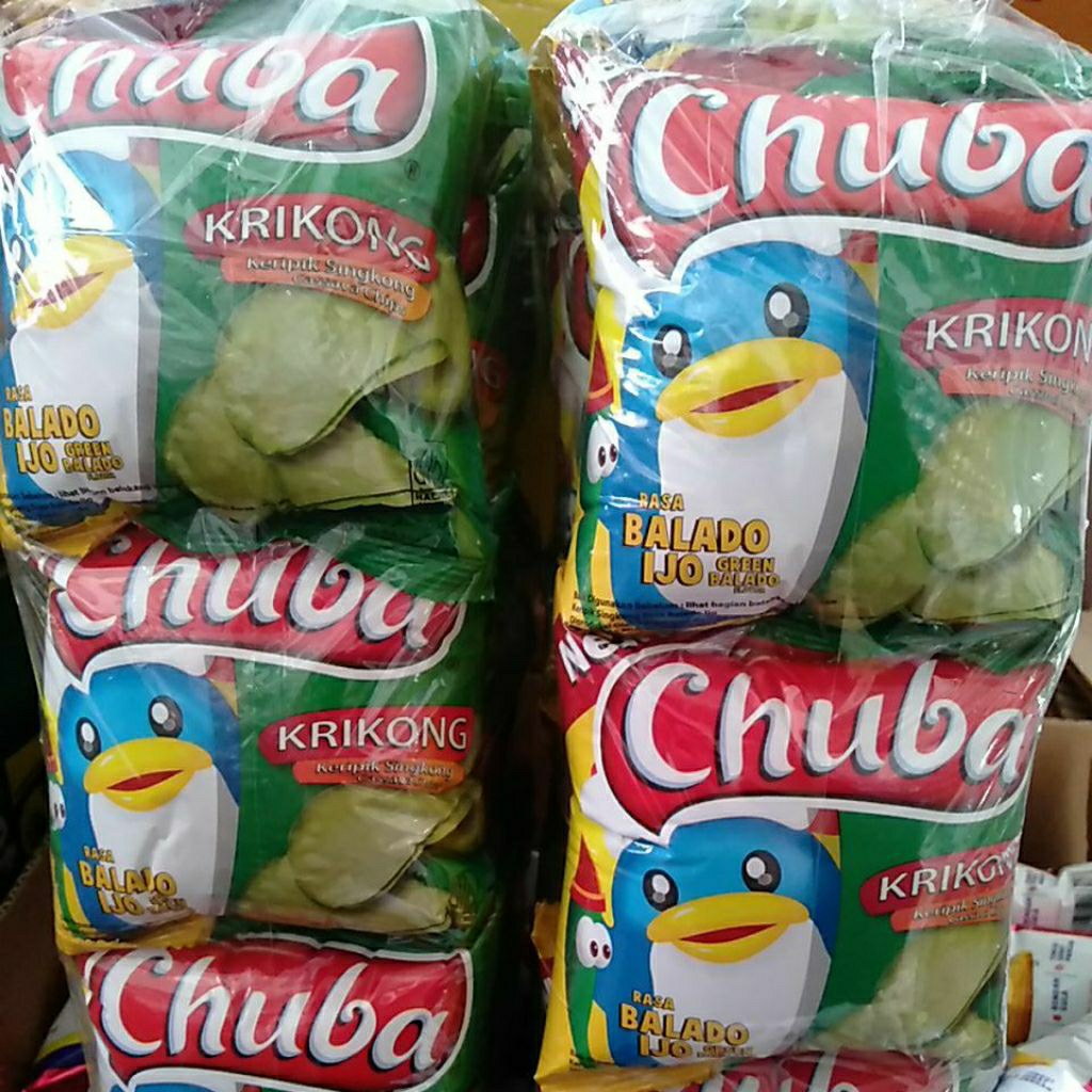 Snack Chuba Rasa Balado Ijo isi 20 pcs
