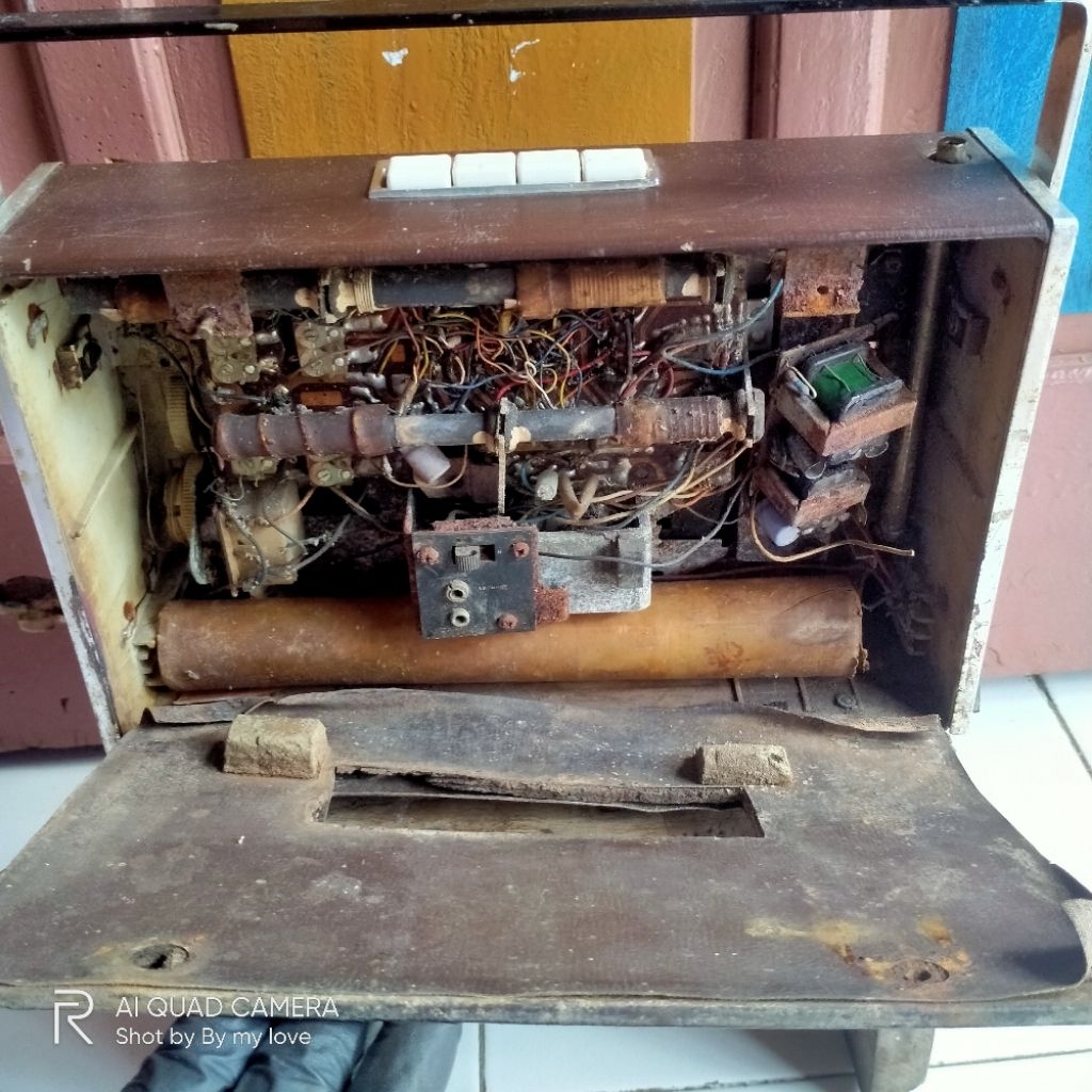 Radio Telesonic Kondisi off(display)Jadul Vintage