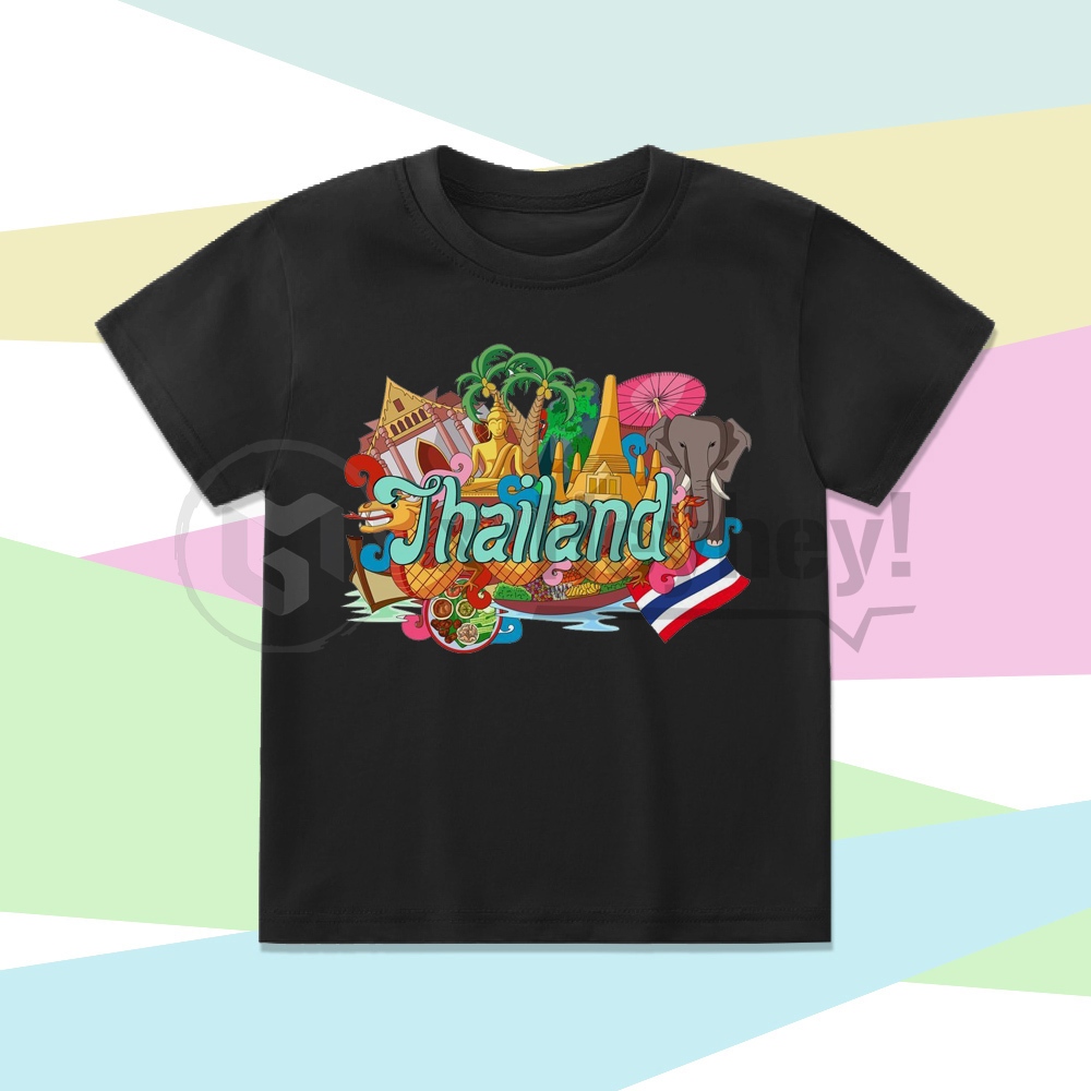 BAJU ANAK KAOS ANAK OLEH OLEH THAILAND KAOS SOUVENIR