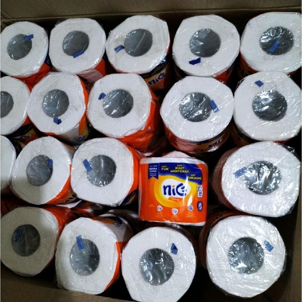 TERBAIK  Tisu Tissue NICE BATHROOM ROLL 1 Dus isi 120 Roll