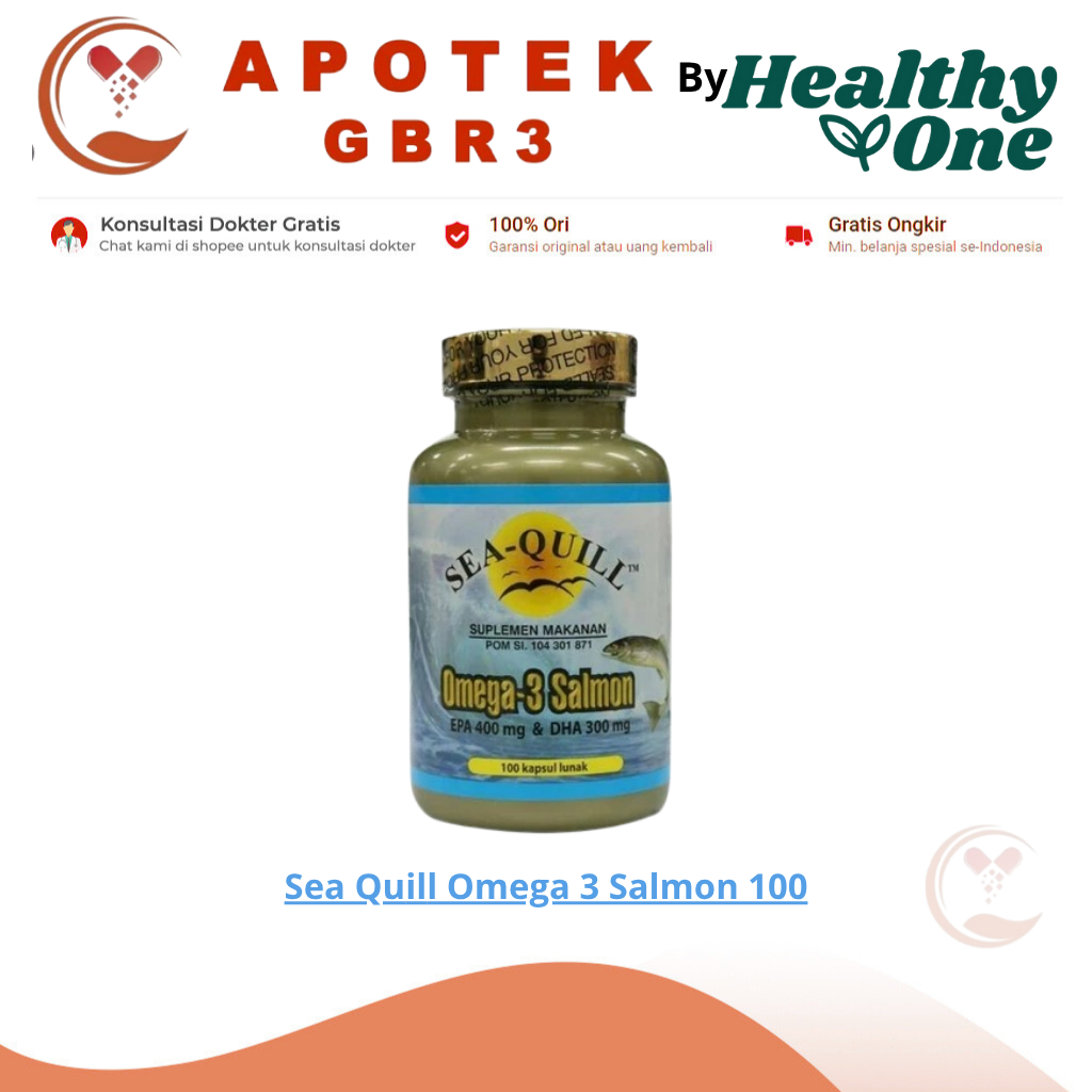 Sea Quill Omega 3 Salmon 100