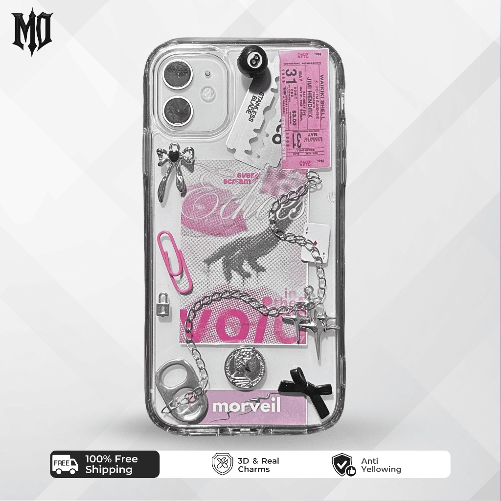 [morveil] Luxe - CASE HP IPHONE ANDROID casing resin unik aesthetic keren gothic y2k - M14