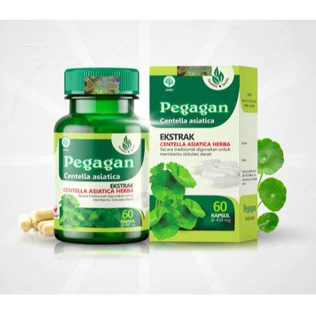 Kapsul Pegagan Kecerdasan Smart Brain Tazakka Pegagan Isi 60 Kapsul
