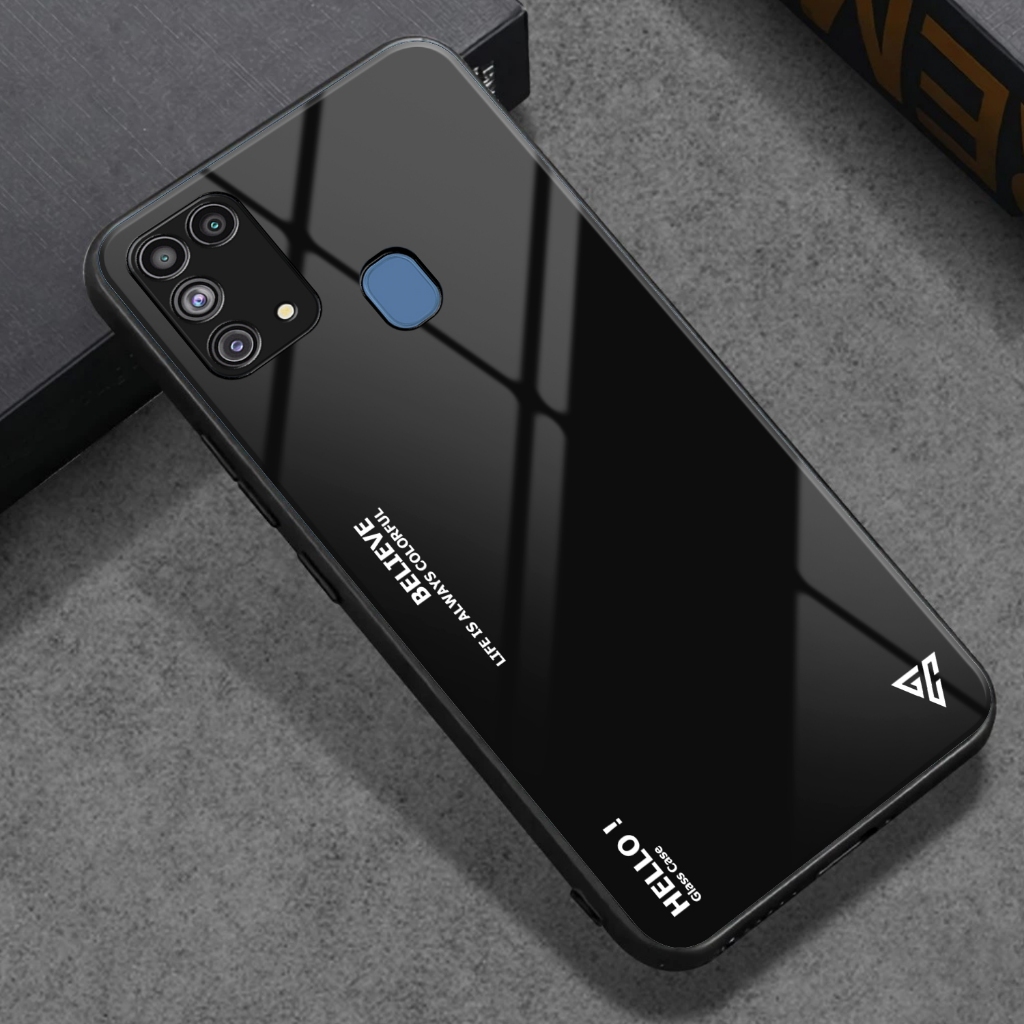 SOFTCASE SAMSUNG M31 - Kesing Glossy Kilau Samsung M31 - Casing Luxury Hello G04 - Case Premium Kere