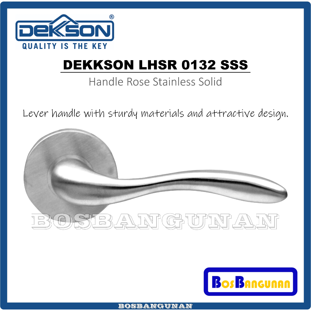 Handel Pintu DEKKSON LHSR 0132 SSS / Gagang Pintu DEKKSON / Handle Pintu DEKKSON LHSR0132SSS / DEKKS